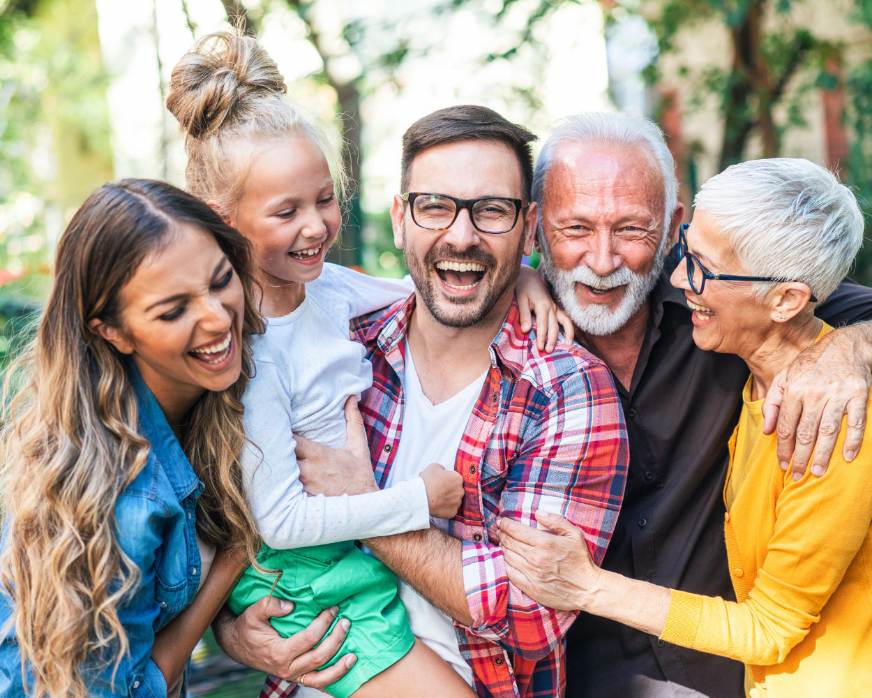 Grandparents with family - C&S Medicare Services